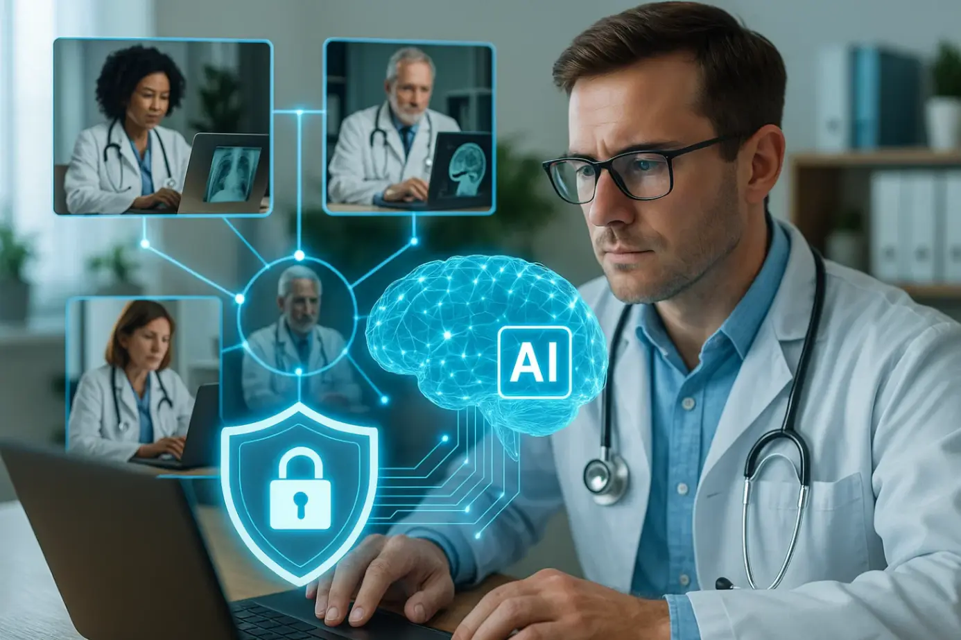 Федеративное обучение в медицине: AI без утечки персональных данных