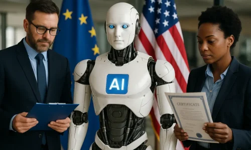 Сертификация AI-систем в ЕС и США: как допускают ИИ к работе с людьми